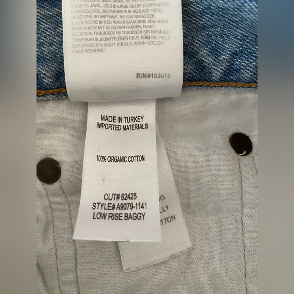 AGOLDE Low Rise Baggy in Void - Picture 6 of 7